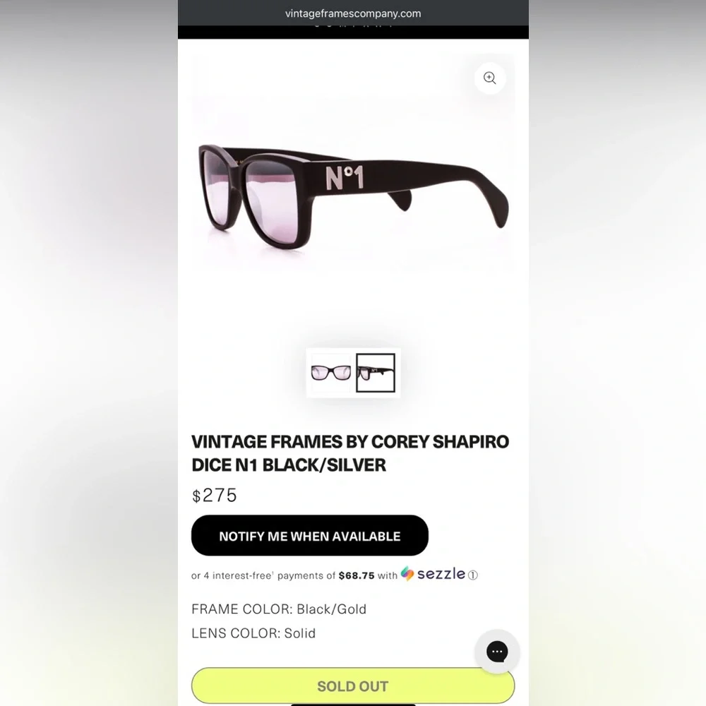 Vintage frames by